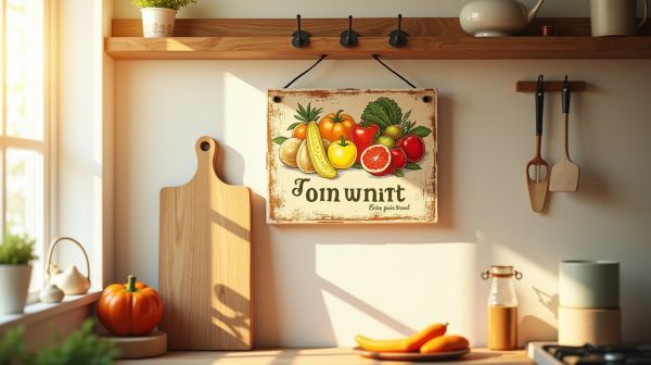 Réveiller sa cuisine avec une affiche au ton décalé