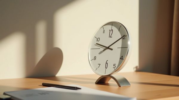 Une horloge qui allie esthétique et fonctionnalité